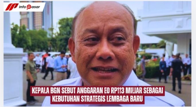 Kepala BGN Sebut Anggaran EO Rp113 Miliar Sebagai Kebutuhan Strategis Lembaga Baru