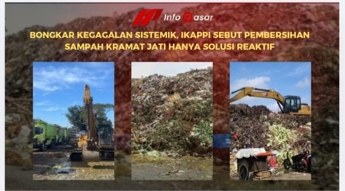 Bongkar Kegagalan Sistemik, IKAPPI Sebut Pembersihan Sampah Kramat Jati Hanya Solusi Reaktif
