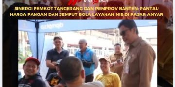Sinergi Pemkot Tangerang dan Pemprov Banten: Pantau Harga Pangan dan Jemput Bola Layanan NIB di Pasar Anyar