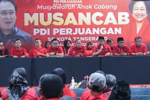 PDIP Kota Tangerang Gelar Musancab Serentak, Marinus Gea Tekankan Revitalisasi Struktur