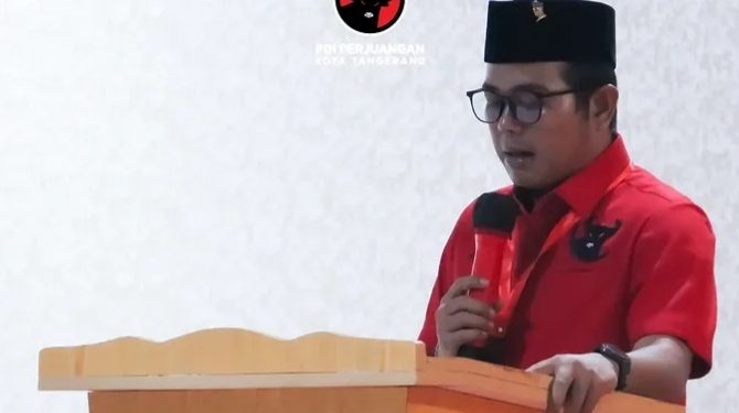 PDI Perjuangan Kota Tangerang Lantik 143 Pengurus Kecamatan, Teja Kusuma Membacakan Dedication of Life