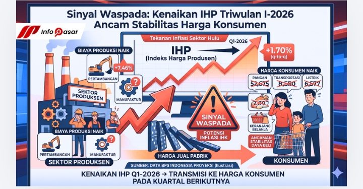 Sinyal Waspada: Kenaikan IHP Triwulan I-2026 Ancam Stabilitas Harga Konsumen