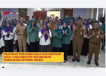 Racikan Teh Daun Saga dan Protein Lele: Cara Kreatif Kelurahan Margasari Optimis Juara