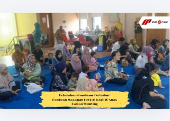 Kelurahan Gandasari Salurkan Bantuan Makanan Bergizi bagi 30 Anak Rawan Stunting