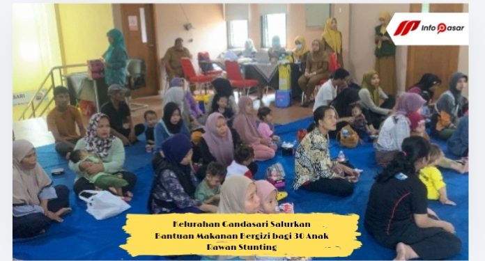 Kelurahan Gandasari Salurkan Bantuan Makanan Bergizi bagi 30 Anak Rawan Stunting