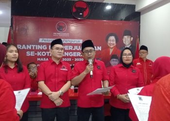 Pelantikan Pengurus Ranting, PDI Perjuangan Kota Tangerang Targetkan Penguatan Akar Rumput