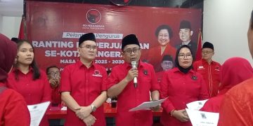 Pelantikan Pengurus Ranting, PDI Perjuangan Kota Tangerang Targetkan Penguatan Akar Rumput