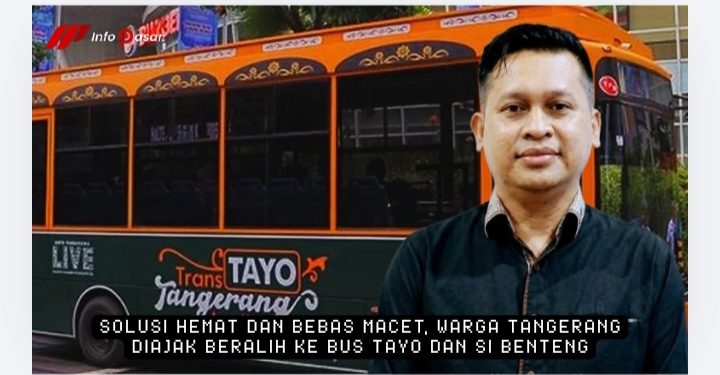 Solusi Hemat dan Bebas Macet, Warga Tangerang Diajak Beralih ke Bus Tayo dan Si Benteng
