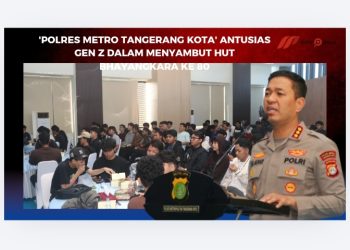 ‘Polres Metro Tangerang Kota’ Antusias Gen Z Dalam Menyambut HUT Bhayangkara Ke 80