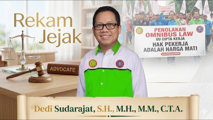 Profil Dedi Sudarajat: Dari Meja Advokat ke Garis Depan Transformasi Digital Buruh Nasional