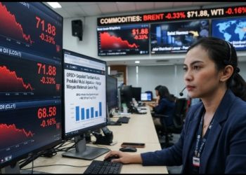 OPEC+ Tambah Produksi, Harga Minyak Brent dan WTI Melemah Senin Pagi