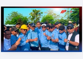 Sinergi Buruh dan Pemerintah: Dedi Sudarajat Dampingi Kunjungan Menteri LH Di TPA Jatiwaringin