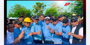Sinergi Buruh dan Pemerintah: Dedi Sudarajat Dampingi Kunjungan Menteri LH Di TPA Jatiwaringin