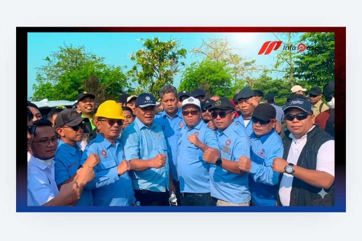 Sinergi Buruh dan Pemerintah: Dedi Sudarajat Dampingi Kunjungan Menteri LH Di TPA Jatiwaringin