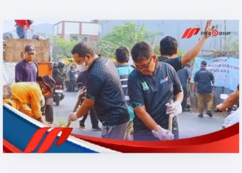 Wujudkan Lingkungan Asri, Camat Neglasari Laksanakan Kerja Bakti
