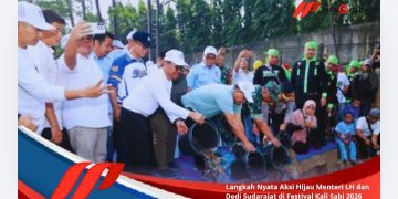 Langkah Nyata Aksi Hijau Menteri LH dan Dedi Sudarajat di Festival Kali Sabi 2026