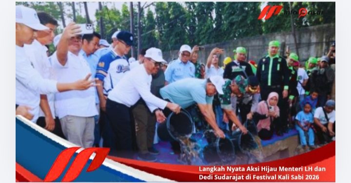 Langkah Nyata Aksi Hijau Menteri LH dan Dedi Sudarajat di Festival Kali Sabi 2026