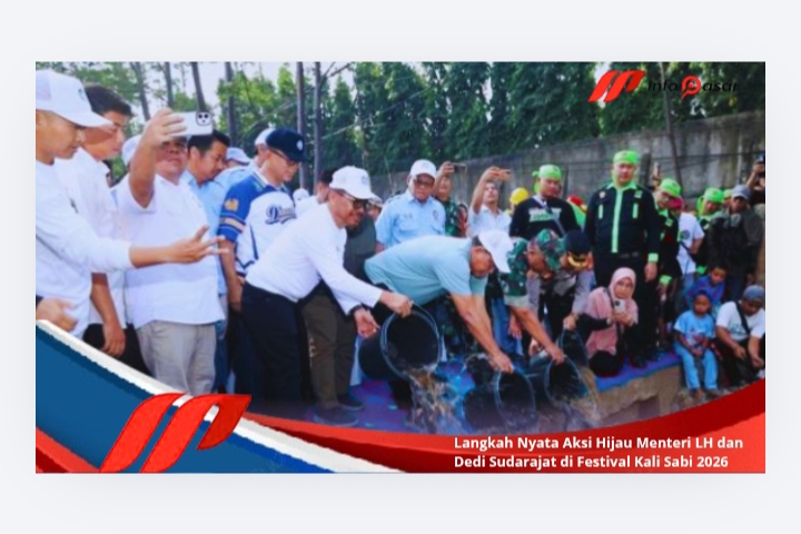Langkah Nyata Aksi Hijau Menteri LH dan Dedi Sudarajat di Festival Kali Sabi 2026