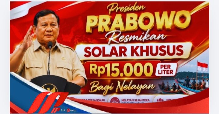 Presiden Prabowo Resmikan Solar Khusus Rp15.000 per Liter Bagi Nelayan
