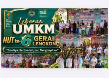‘Lebaran UMKM’ HUT Ke-6 Gerai Lengkong, Bukti Nyata Dedikasi Hj. Lista Hurustiati Memandirikan Ekonomi Warga