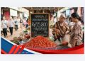 Harga Cabai Rawit Merah Rp55.800 hingga Rp57.100 per Kilogram