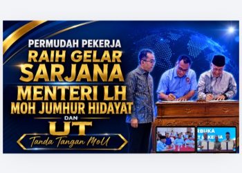 Gandeng UT, Jumhur Hidayat dan Dedi Sudarajat Permudah Buruh Raih Gelar Sarjana