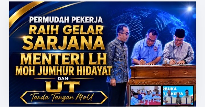Gandeng UT, Jumhur Hidayat dan Dedi Sudarajat Permudah Buruh Raih Gelar Sarjana
