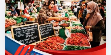 Harga Cabai Kian Pedas di Pasar Tangerang Hari Ini, Rawit Merah Tembus Rp99.250 per Kilogram