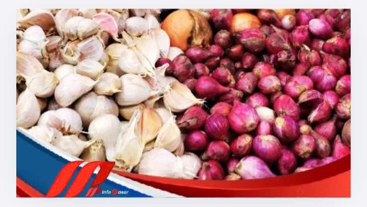 Bawang Merah Melonjak Naik, Bawang Putih Stabil