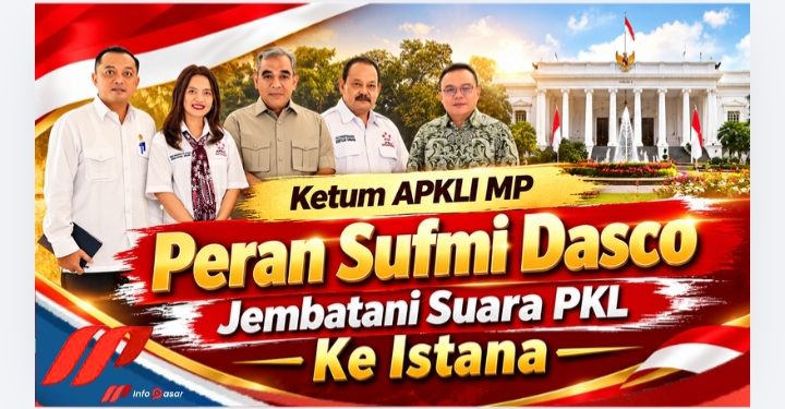 “Ketum APKLI MP” Peran Sufmi Dasco Jembatani Suara PKL ke Istana