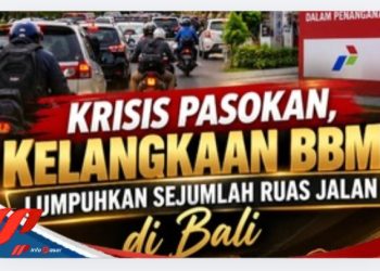 Krisis Pasokan, Kelangkaan BBM Lumpuhkan Sejumlah Ruas Jalan di Bali