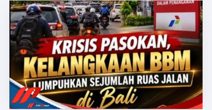 Krisis Pasokan, Kelangkaan BBM Lumpuhkan Sejumlah Ruas Jalan di Bali