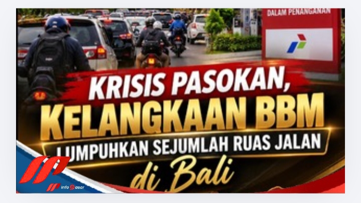 Krisis Pasokan, Kelangkaan BBM Lumpuhkan Sejumlah Ruas Jalan di Bali